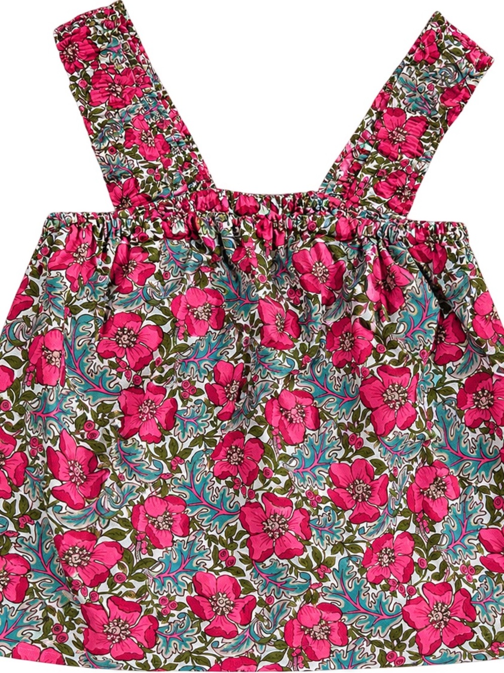 Zara Girls Liberty London Fabric Floral Top Size 6